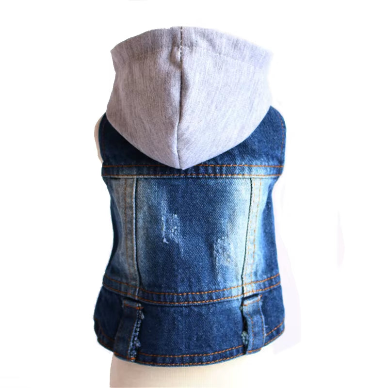 PawVibe Denim Jacket – Cool & Comfy Jean Style for Trendy Pups